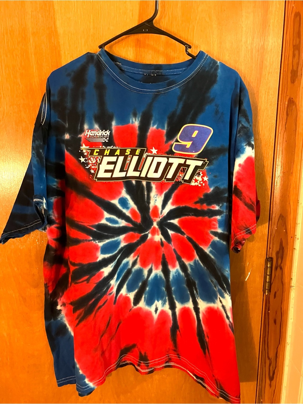 NASCAR Chase Elliott Men’s XXL Tie-Dye T-Shirt Hendrick Motorsports 2 Sided